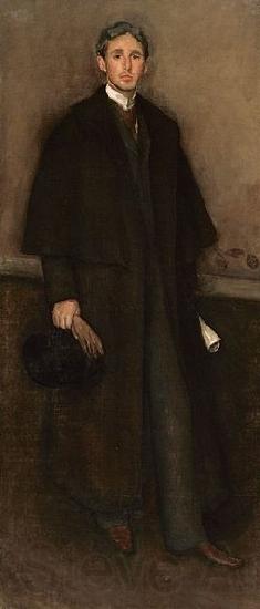 James Abbot McNeill Whistler Portrait of Arthur J Eddy France oil painting art